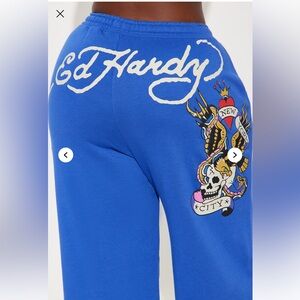 Ed Hardy Flying Skull Sweatpants Plus Size
